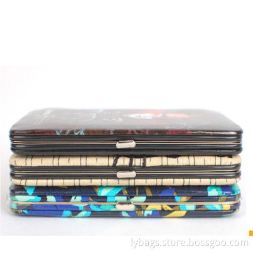 Metal Flat Wallets with Different Color, 2015 New Designs